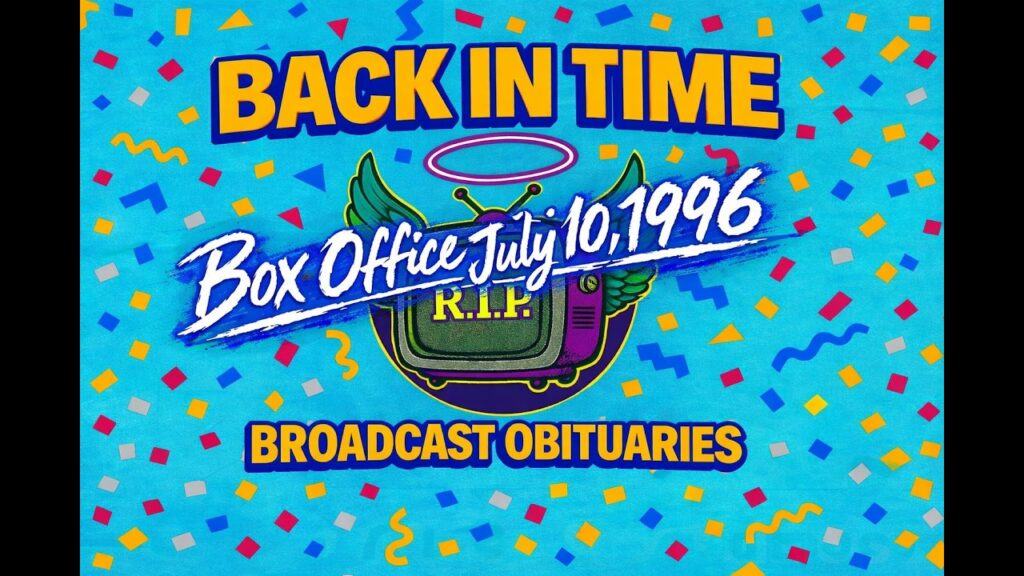 We're going Back in Time to the top of the Box Office for the week of April 10, 1996!